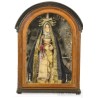 Virgen Dolorosa vestidera en hornacina de madera