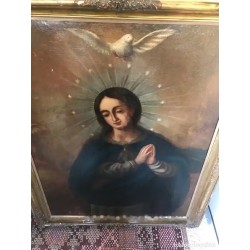 Óleo del S. XVIII, Inmaculada