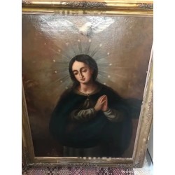 Óleo del S. XVIII, Inmaculada