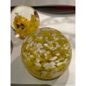Conjunto de Tres Pisapapeles de Cristal de Murano - Decoración Vintage Coleccionable
