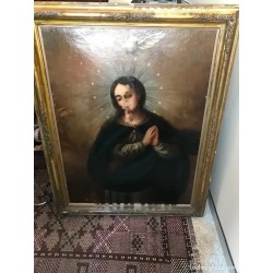 Óleo del S. XVIII, Inmaculada