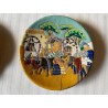Pareja de Platos Decorativos Triana Siglo XIX - Cerámica Andaluza Escenas Típicas
