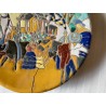 Pareja de Platos Decorativos Triana Siglo XIX - Cerámica Andaluza Escenas Típicas