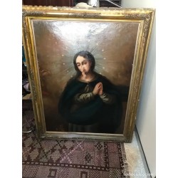 Óleo del S. XVIII, Inmaculada