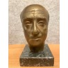 Busto del general Francisco Franco en bronce - Escultura histórica
