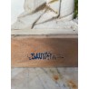 Escultura Antigua Figura Femenina - Estatuilla Mármol Blanco Base Madera