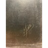 Retrato masculino en Madera, 40x29.5 cm