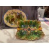 Conjunto de Bandejas Decorativas de Cerámica - Arte Vintage con Diseños Naturales