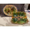 Conjunto de Bandejas Decorativas de Cerámica - Arte Vintage con Diseños Naturales