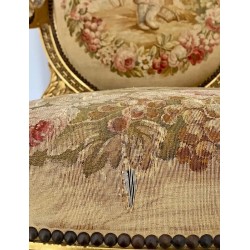 Par de Sillones Luis XVI - Obra Maestra de Tapicería y Ebanistería Francesa