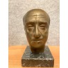 Busto del general Francisco Franco en bronce - Escultura histórica