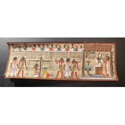 Papiro Egipcio pintado a mano, escenas antiguas