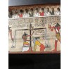 Papiro Egipcio pintado a mano, escenas antiguas