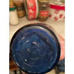 Pareja de Jarrones de Cristal en Tonos Azules - Diseño Vintage Mid-Century