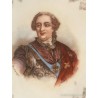 Plato Conmemorativo Vintage de Luis XIV - Porcelana Decorativa con Retrato Real