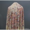 Elegante Mantón de Manila Vintage - Seda China Bordada Principios Siglo XX