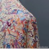 Elegante Mantón de Manila Vintage - Seda China Bordada Principios Siglo XX