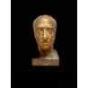 Busto del general Francisco Franco en bronce - Escultura histórica