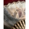 Elegante Abanico Vintage de Hueso - Pieza de Colección Histórica