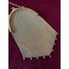 Elegante Bolso de Malla Vintage en Plata - Pieza de Colección Art Déco