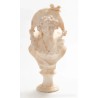 Busto de Dama en Mármol con Sombrero - Estilo Luis XVI del Siglo XIX
