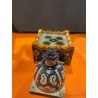 Tintero Antiguo de Cerámica - Diseño Árabe Mudéjar Tradicional
