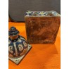 Tintero Antiguo de Cerámica - Diseño Árabe Mudéjar Tradicional