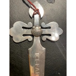 Elegante Marca Páginas Plata Cruz de Santiago - Joya Coleccionista Único
