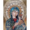 Virgen María con Niño - Obra de Arte Religiosa con Detalles Dorados