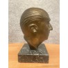 Busto del general Francisco Franco en bronce - Escultura histórica