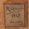 Retrato Pictórico de Modelo - Obra Maestra de Rafael Cardells Camarlench