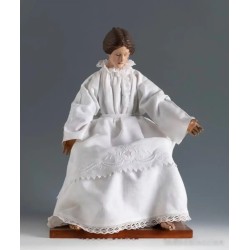 Escuela española, primer tercio del siglo XX. “Virgen”. Escultura cap-i-pota.