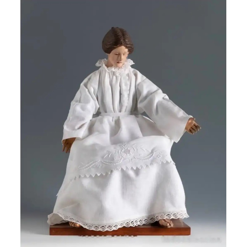 Escuela española, primer tercio del siglo XX. “Virgen”. Escultura cap-i-pota.