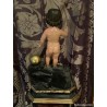 Talla Antigua del Niño Jesús con Peana - Escultura Religiosa Siglo XVIII