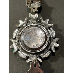 Reloj Pulsera Vintage de Señora con Turquesas - Joya Artesanal Plateada