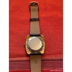 Reloj Autor Suisse Vintage Automático - Caja Dorada 25 Jewels con Calendario