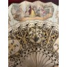 Abanico Antiguo con Varillas de Hueso y Nácar - Pieza Colección Siglo XIX