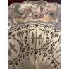 Abanico Antiguo con Varillas de Hueso y Nácar - Pieza Colección Siglo XIX
