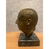 Busto del general Francisco Franco en bronce - Escultura histórica