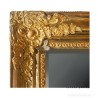 Elegante Espejo Vintage del Siglo XIX - Marco Ornamental de Madera y Latón Dorado