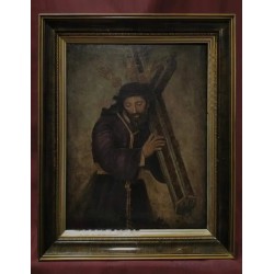 Jesús Nazareno - Representación Religiosa en Óleo con Estilo Barroco