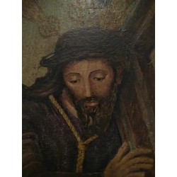 Jesús Nazareno - Representación Religiosa en Óleo con Estilo Barroco