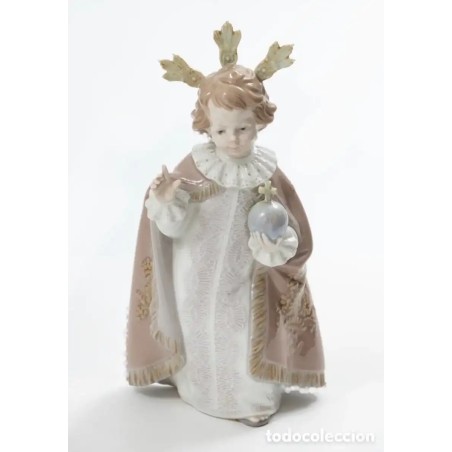 Figura de Porcelana Lladró - Niño Jesús con Orbe Celestial