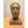 Busto del general Francisco Franco en bronce - Escultura histórica