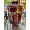 Jarrón Antiguo Manises - Ceramica Art Nouveau con Relieve de Querubines