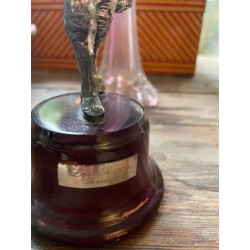 Figura Decorativa Colonial Vintage - Estatuilla Hombre con Sombrero Plata