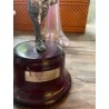 Figura Decorativa Colonial Vintage - Estatuilla Hombre con Sombrero Plata