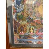 Thangka Tibetano - Mandala Budista Pintado a Mano con Intrincados Detalles Simbólicos