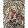 Icono Bizantino de la Virgen María con Niño - Arte Religioso Zarista