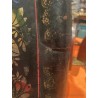 Bandeja Antigua de Metal Pintada a Mano con Motivos Florales y Ave - Colección